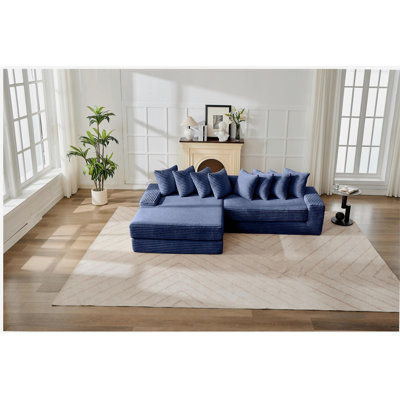 Convertible Floor Sofa Bed, Foldable Mattress Cloud Couch for Space Saving, Corduroy Compressed Sleeper Sofa Bed, Multi-Functional Folding Bed Couch for Living Room, Small Apartment