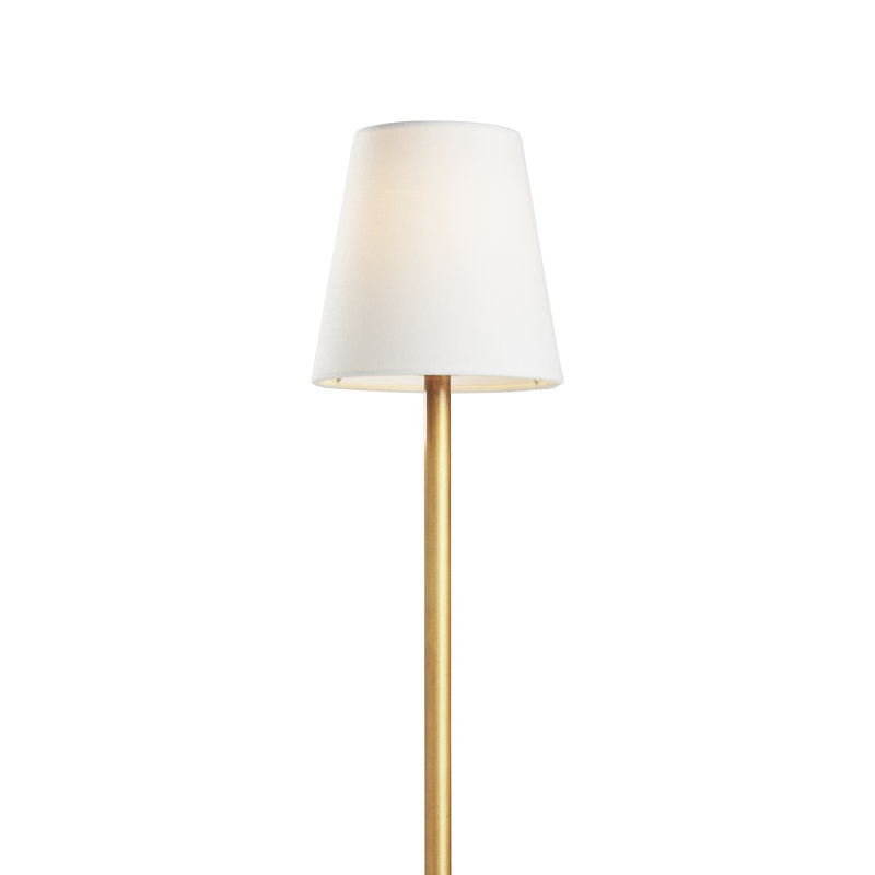 Underwood Buffet Lamp - Aged Brass, 28" H x 6" W x 6" D, 40, In-Line