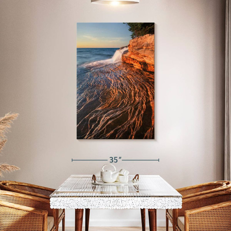 Gillard, photo de Rocks Michigan, H 48 po x l 32 po