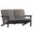 McEwensville All-Weather Poly Resin Adirondack Loveseat & Cushions-312389068-312389069