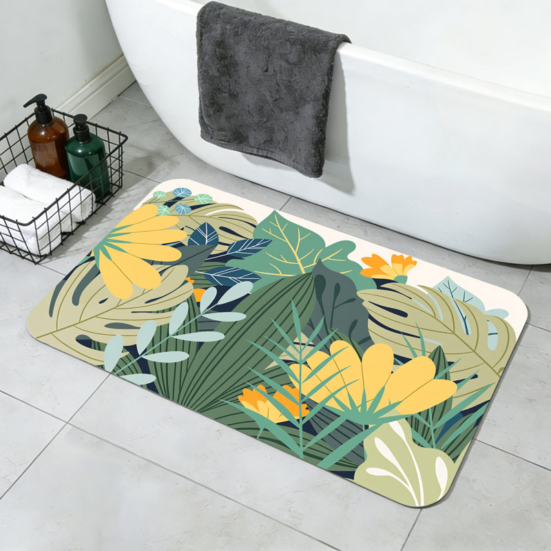 Tapis de salle de bain Tropical Tropical, Simple - L 32 po x l 20 po