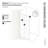 Aurora 38 in. x 78 in. Fully Frameless Fluted Radius Single Fixed Shower Panel-52199577-93936606