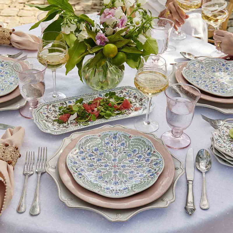Berry & Thread Flatware Place Setting, Bright Satin