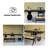 Black Rectangular Solid Wood desks-107975559