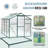 Polycarbonate Greenhouse,6'x 8' Heavy Duty Walk-in Plant Garden Greenhouse for Backyard/Outdoor