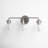 Byrne 3-Light Steel Vanity Light with Seeded Glass Shades-416983112