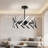 Jamoy 12 - Light Dimmable LED Sputnik Modern Linear Chandelier
