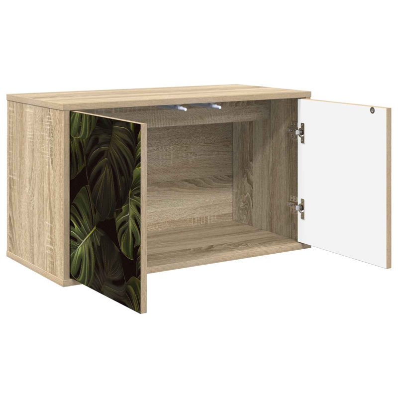 Unfinished with Fireplace Included, Sonoma Oak