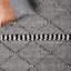 Tapis gris / ivoire / noir en laine / coton tissé à la main Jerseytown-1388156008