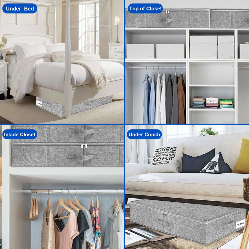 Rebrilliant Beckson Polyester Underbed Storage