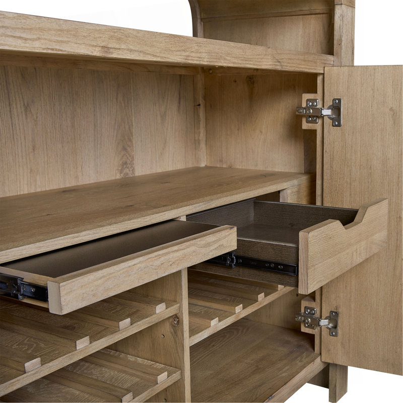 Console à nœuds papillon 72 po English Knotty Oak