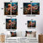 Coral Octopus Serene submersion II - impressions sur toile modernes-129878576-129878577-129878579