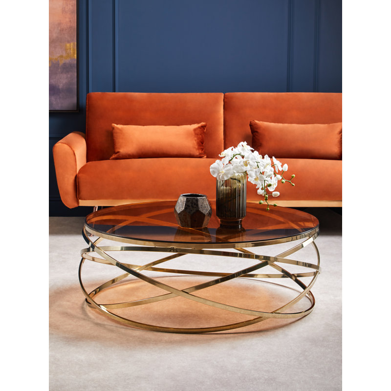 Ladson Coffee Table, Gold
