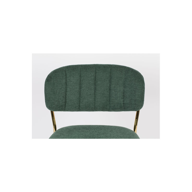 Jolien 26'' Counter Stool, Gold/Dark Green, Dark Green
