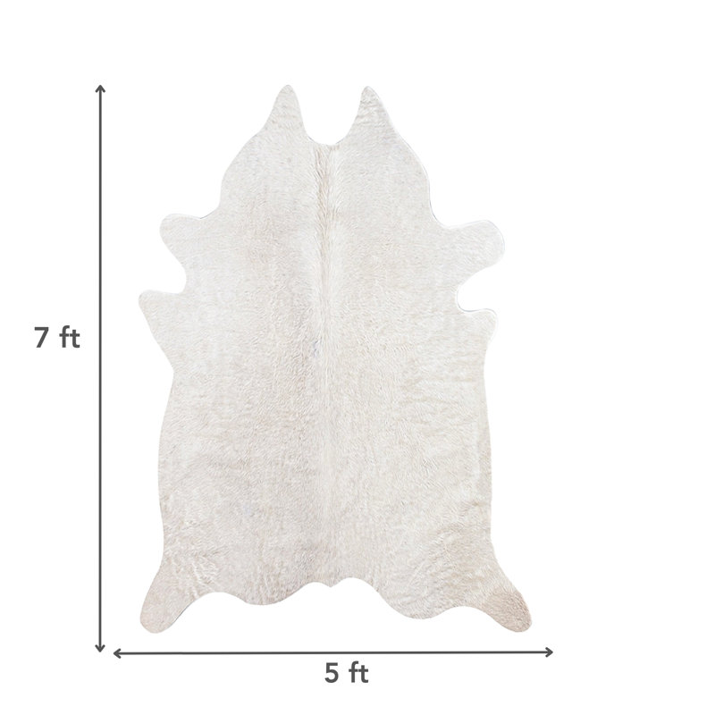 Plainsboro Performance Cowhide Animal Print Indoor Rug