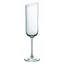 Newmoon Set/4 5.5 oz Crystal Flutes