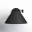 Applique murale 1 lumière Meridian en noir mat-1347320702-1347320697