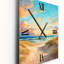 Horloge murale moderne Beach Tranquility Ocean In Spring-99640781