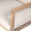 Causeuse d'extérieur en bois avec table basse