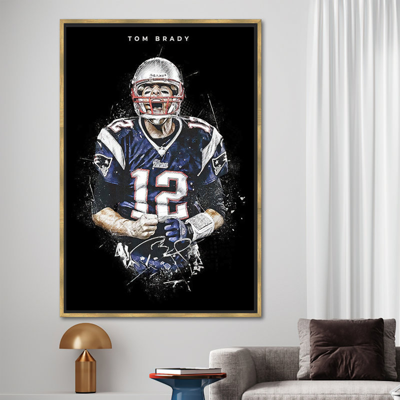 1 Piece Wall Art on Canvas, 60cm H x 90cm W, Gold Floater Frame