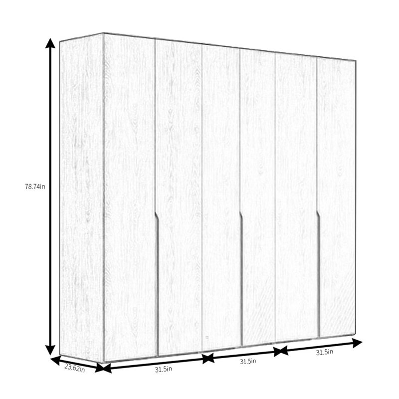 Armoire moderne et simple noire