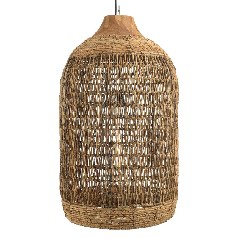 Amania 1 - Light Natural Pendant, 90cm H x 50cm W