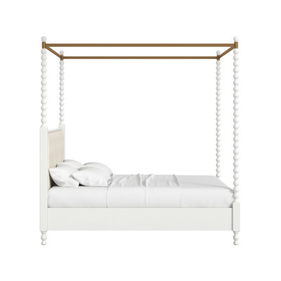 Haven QN Uph Canopy Poster Bed