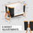 Amaran Rocking Bassinet with Bedding with Mattress and Stand-628501881