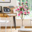 Arbre de magnolia artificiel 51 po avec troncs multicolores à feuilles de peva élégantes-701437037