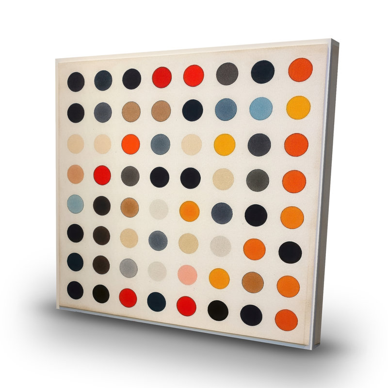 Distanced circles - 32"x32" art on canvas