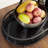Black 2-Tier Bar Cart(No Include Stool)