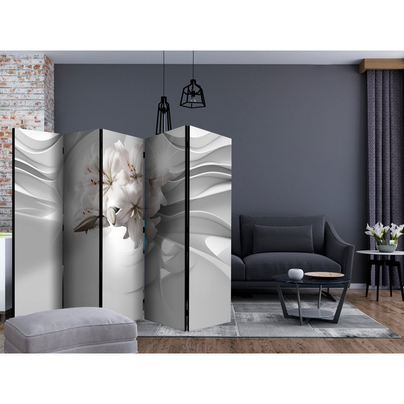 Taro 225cm W x 172cm H 5 - Panel Folding Room Divider