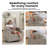 Power Swivel Recliner Chairs With Adjustable Headrest And Armrests, Featuring Massage And Heating Functions-1032764979