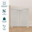 Armoire de rangement de garage autoportante réglable à 1 tablette en plastique de 25,5 po-402490295