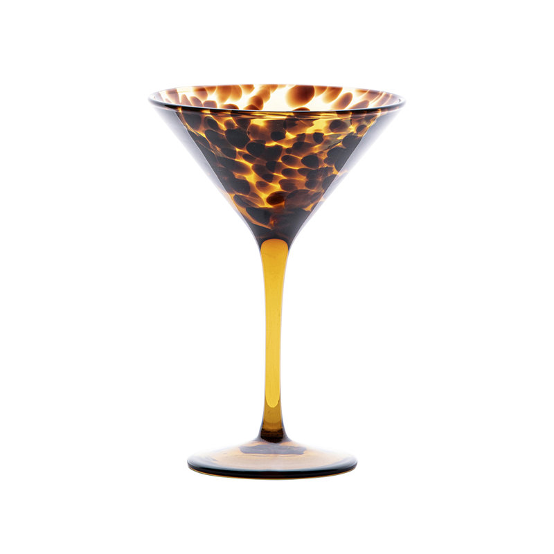 Puro Martini Glass - Tortoiseshell
