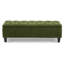 Banc repose-pieds avec rangement, surface bouclée, pieds en bois d'hévéa-225605635