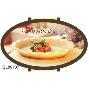 Entrada Oval Ceramic Baker Bakeware