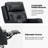 Rudisill Transitional Genuine Leather Swivel Rocker Manual Recliner-80890597