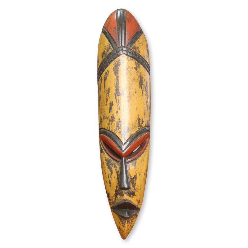 African Handmade Solid Wood Wall Decor