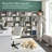 Tall 5 Shelf Bookcase in Modern Gray-587615455