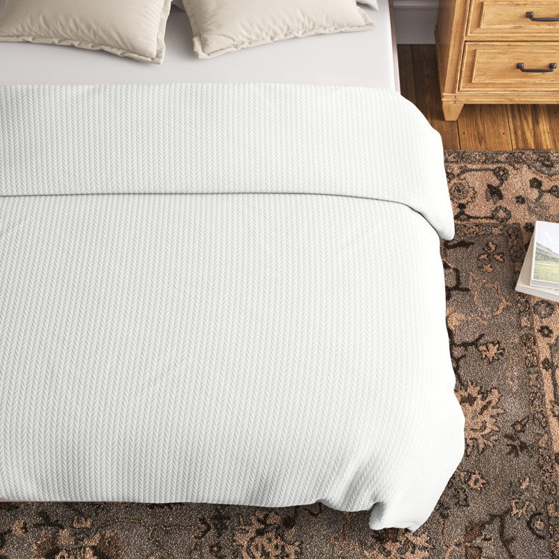 Arwen Dove Standard Cotton Duvet Cover, King Duvet Cover