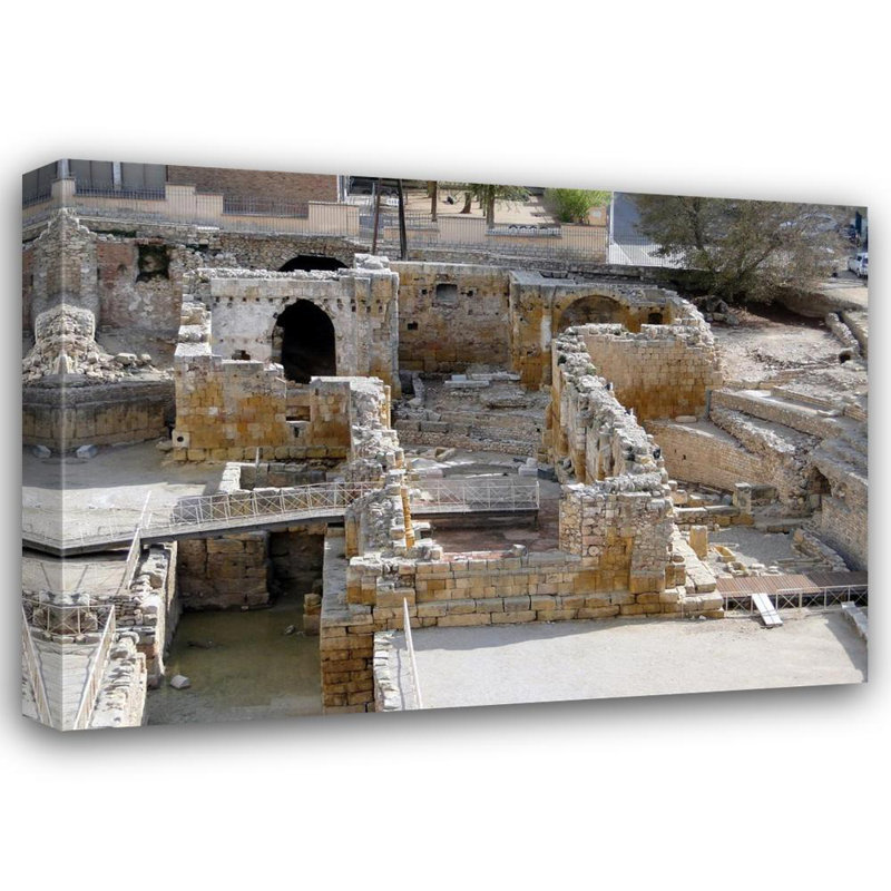 Amphithéâtre romain de Tarragone, Espagne, H 17 po x l 24 po