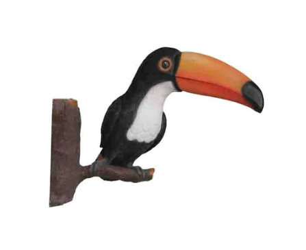 Bakir Toucan Wall Decor Life Size Statue