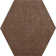 Latitude Run® Solid Color Hexagon Shape Area Rugs Brown