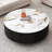 35.4" Round Faux Marble  Top Texture Coffee Table, Elegant Modern Storage Coffee Table for Living Room Office Leisure Area-1570006623-1576560451