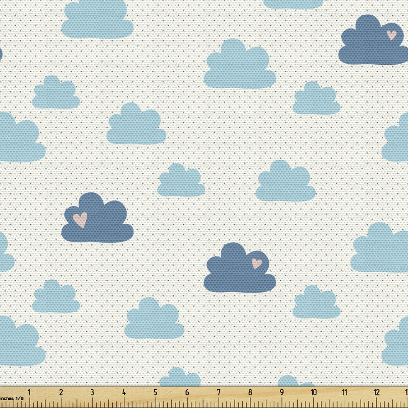 Charlisa Cumulus Simplistic Cartoon Multi-Purpose Fabric