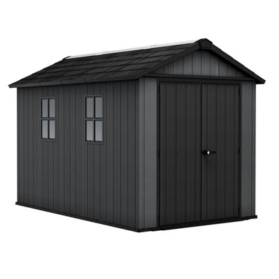 Keter Newton 7 ft. W x 12 ft. D Apex Outdoor Garden Shed