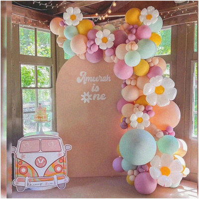 Fuschia Pink Balloon Garland Kit 141pcs