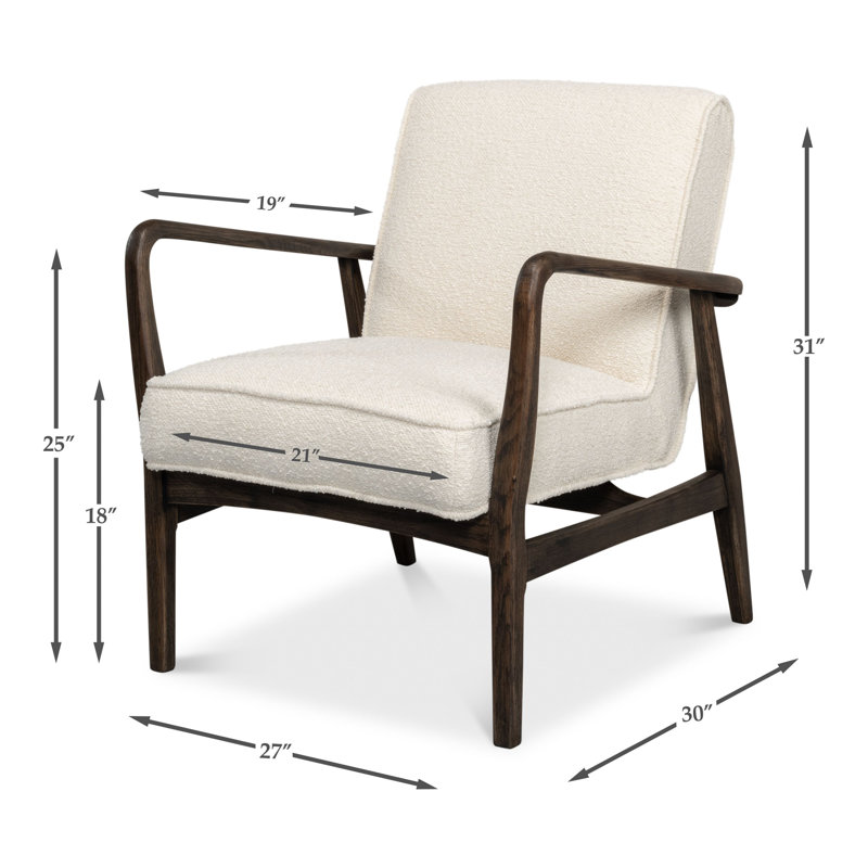 Ryder Armchair Chair with Ottoman