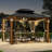 Horizon 10' x 12' Hard Top Gazebo With Solar Self Powered LED Lights, Mosquito Netting and Canopy Hook-108206367-110364336